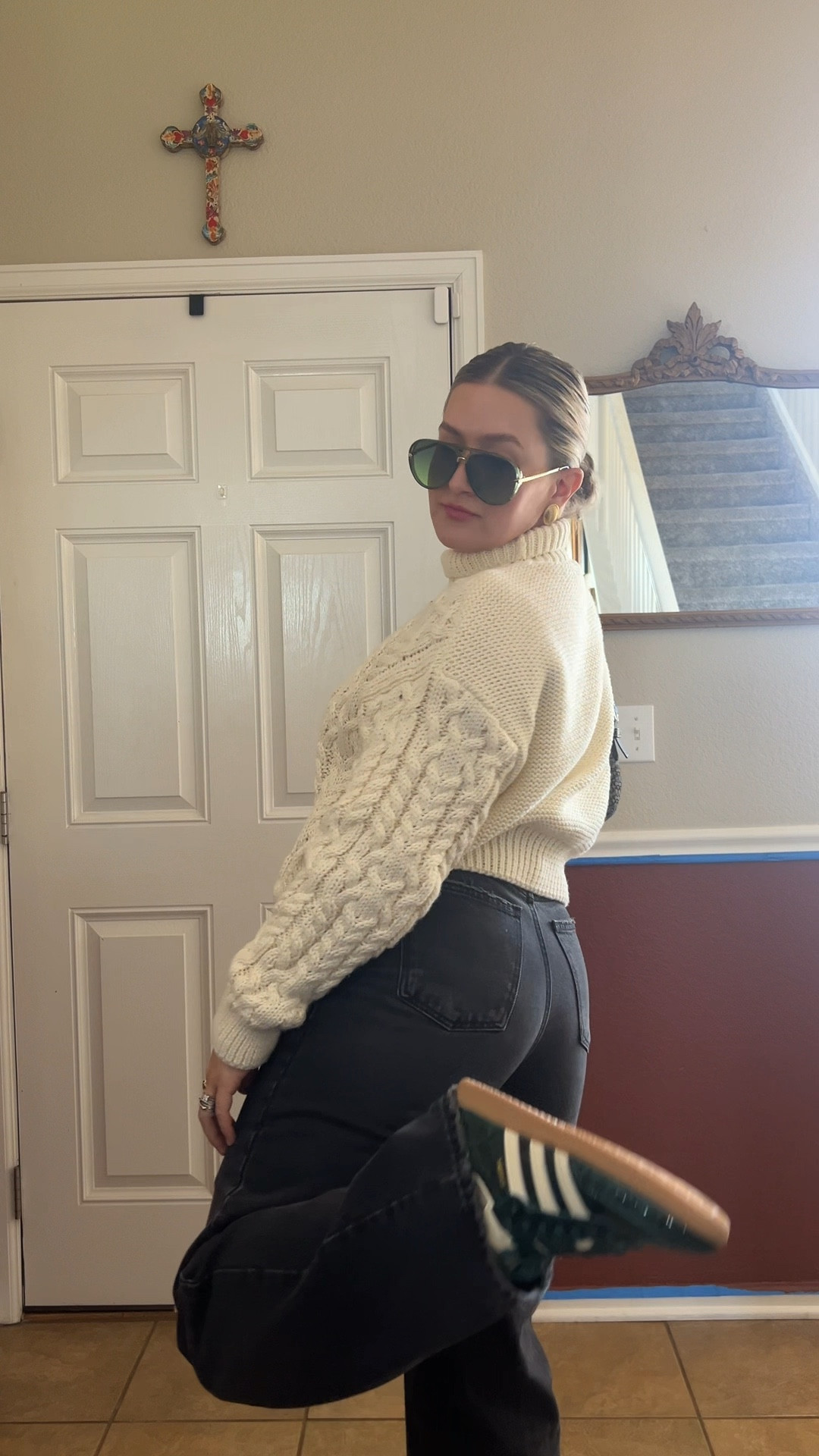 Simple fall outfit of the day with the coolest sneakers 

#LTKStyleTip #LTKMidsize #LTKShoeCrush