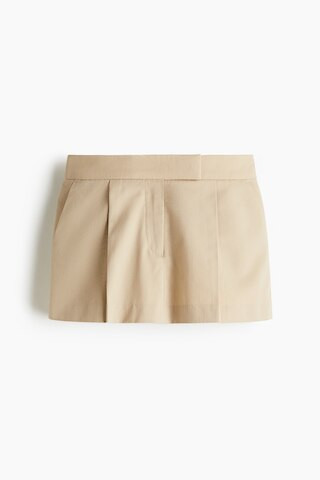 H & M - Eleganter Miniskort - Beige | H&M (DE, AT, CH, NL, FI)