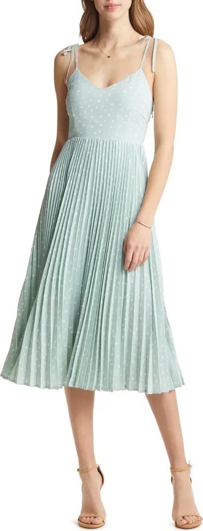 VICI Collection Pleated Midi Dress | Nordstrom | Nordstrom