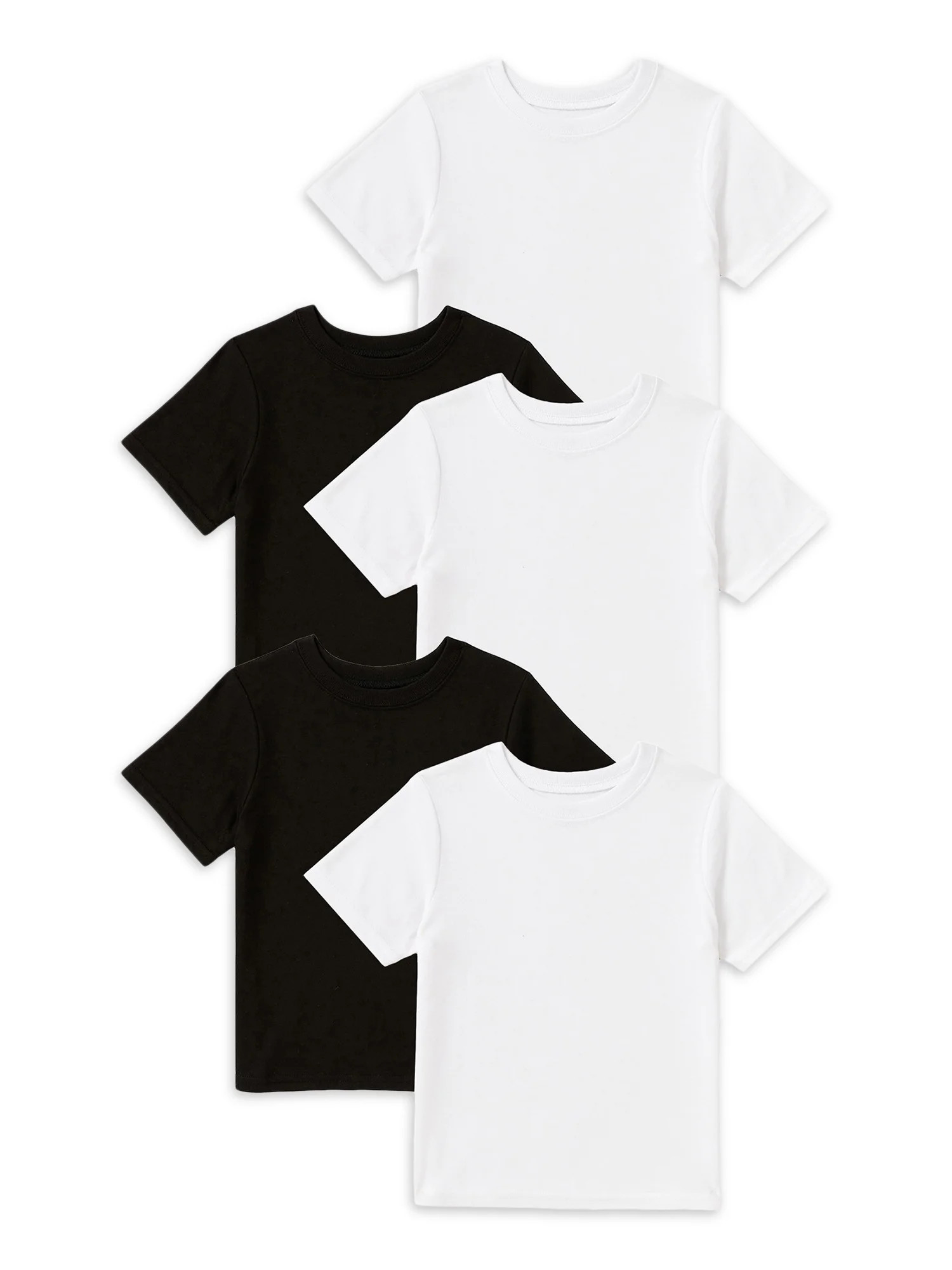 Garanimals Toddler Boy Basic T-Shirts Multipack, 5-Pack, Sizes 12M-5T | Walmart (US)