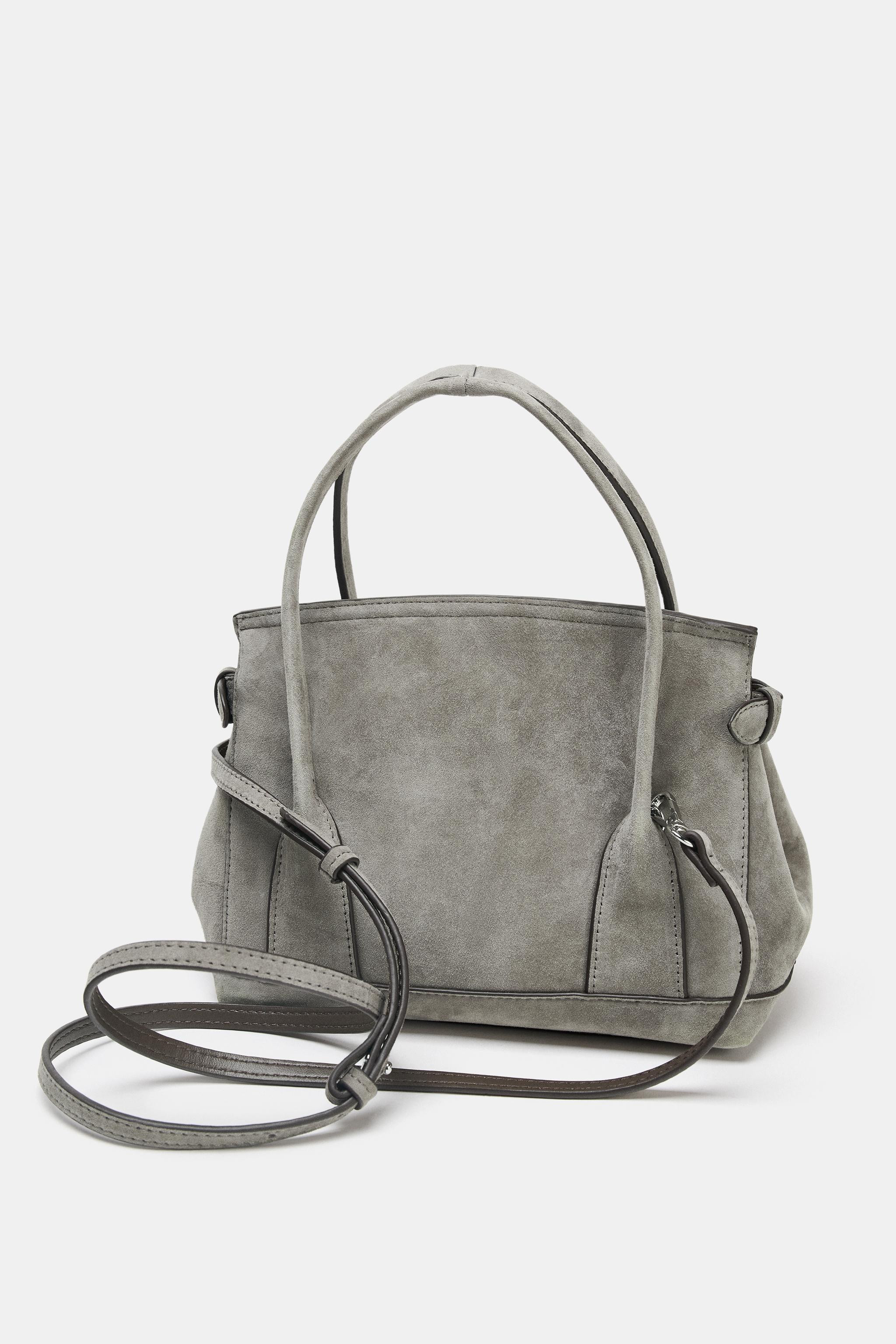MINI LEATHER CITY BAG | Zara US