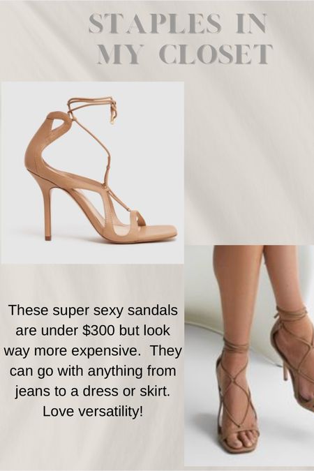 These are sexy and chic and will go with everything. Great look for the price. 

Sandals, summer shoes 

#LTKshoecrush #LTKwedding #LTKworkwear