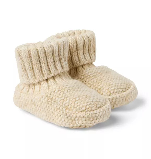 Baby Cable Knit Sweater Bootie | Janie and Jack