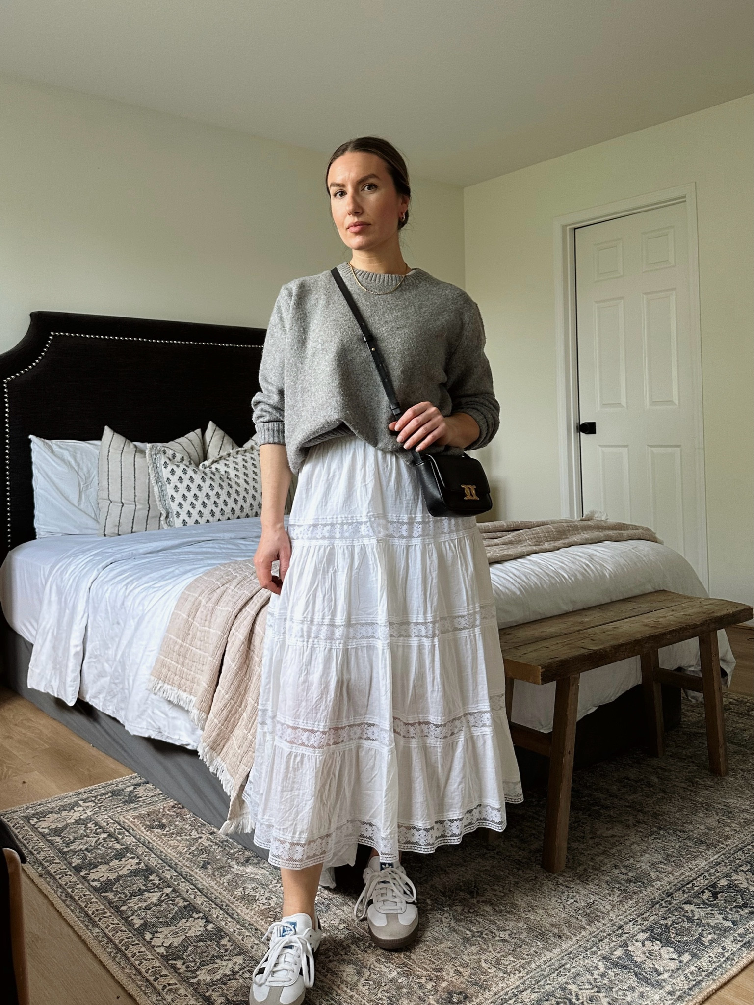 White tiered maxi skirt 

#LTKspring #LTKcanada #LTKsummer