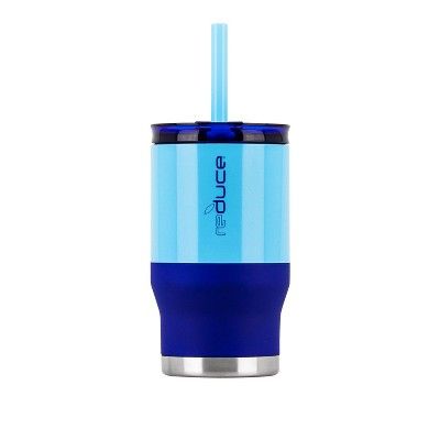 Reduce 14oz Stainless Steel Coldee Kids' Straw Tumbler | Target