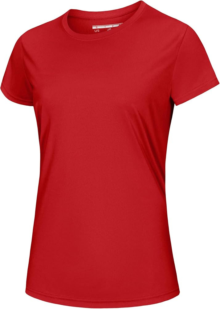 MAGCOMSEN Women's Short Sleeve T-Shirts UPF 50+ Sun Protection Quick Dry Athletic Running Workout... | Amazon (US)