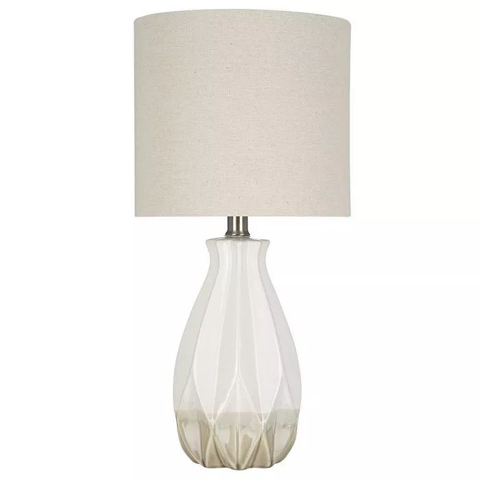 LED Ceramic Accent Lamp White (Includes Energy Efficient Light Bulb) - Cresswell Lighting | Target