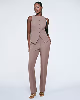 Editor Studio Stretch Twill Mid Rise Bootcut Pant | Express