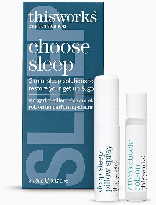 This Works Choose Sleep Gift Set - Travel Size Kit with Soothing Duo of Deep Sleep Pillow Spray a... | Amazon (UK)