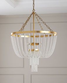 Glass Bead Chandelier | Horchow