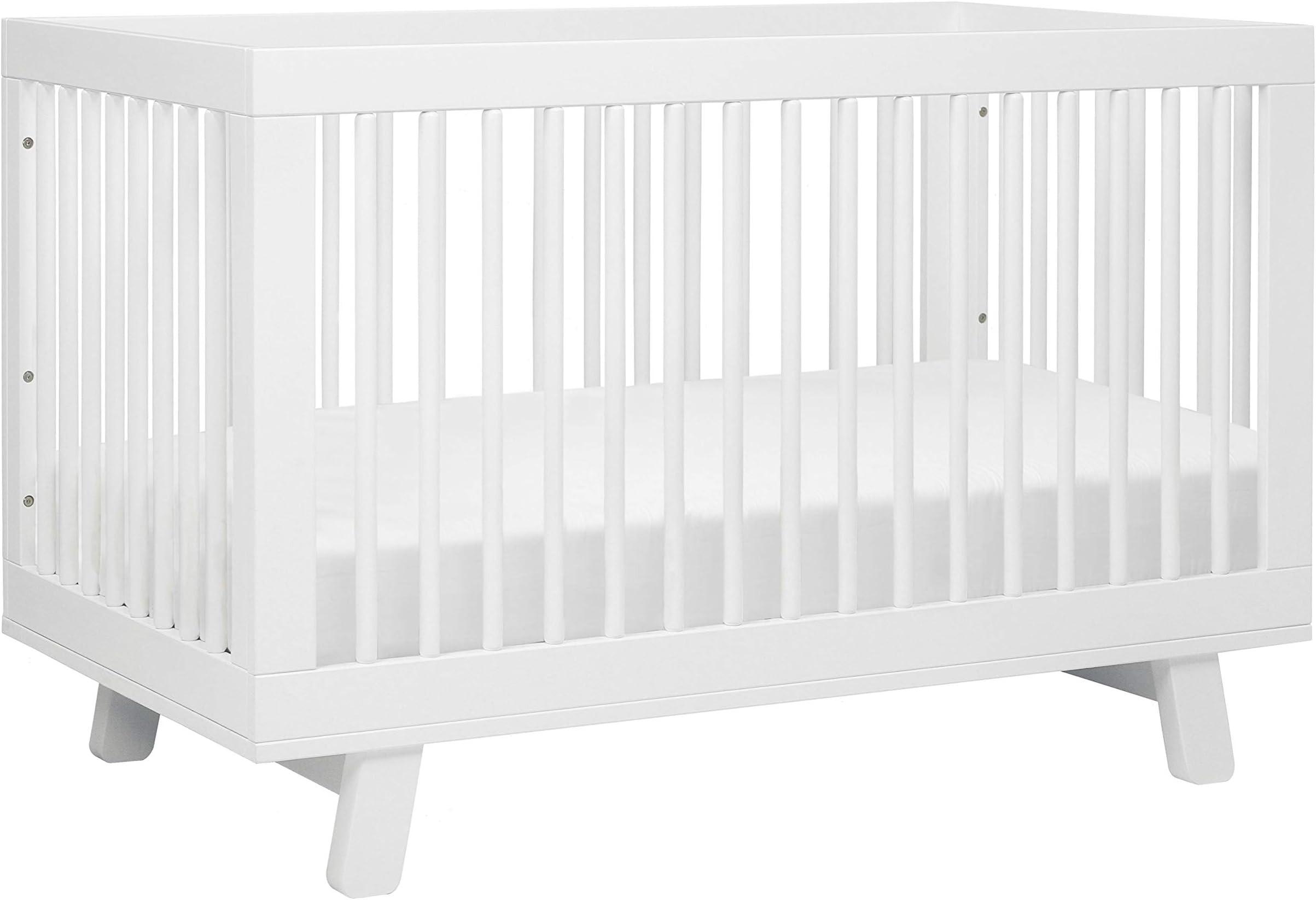 Babyletto Hudson 3-in-1 Convertible Crib with Toddler Bed Conversion Kit in White, Greenguard Gold C | Amazon (US)