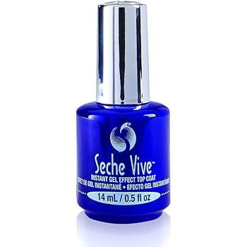 Seche Vive Gel Effect Top Coat 0.5oz, boxed | Amazon (US)