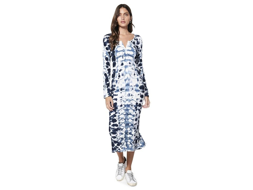 Young Fabulous & Broke Leo Dress Women's Clothing Blue Cove Boa Wash : MD, Cotton/Modal/Spandex | Zappos