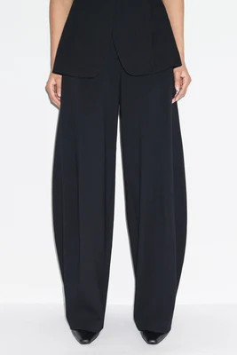 Houston Barrel Leg Ponte Trouser, BLACK / UK 6 | ALIGNE UK & EU
