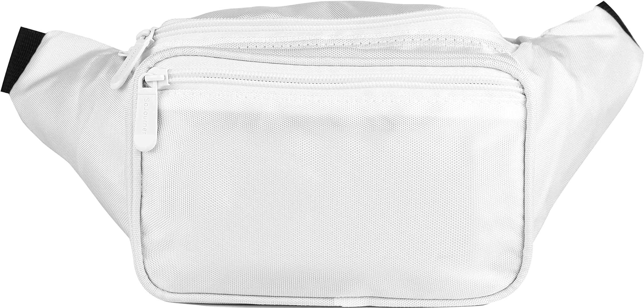 SoJourner White Fanny Pack - Packs for men, women | Cute Festival Waist Bag Fashion Belt Bags | Amazon (US)