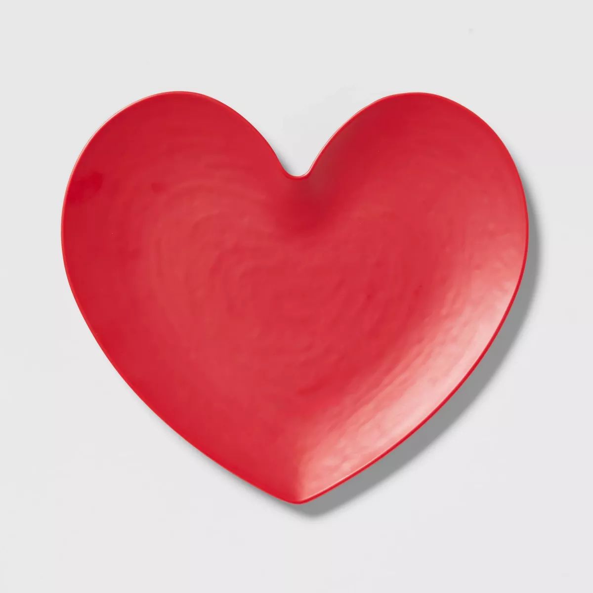 9.63"Valentine's Day Melamine Figural Heart Appetizer Plate Red - Threshold™ | Target