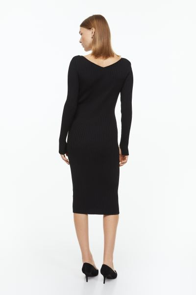 Rib-knit Bodycon Dress | H&M (US + CA)