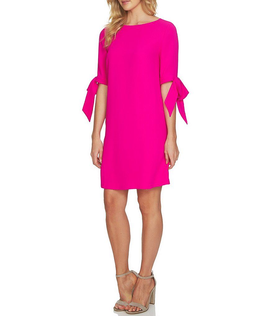 CeCe Bow Tie Sleeve Shift Dress | Dillards Inc.