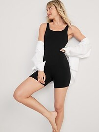 Seamless Rib-Knit Bodysuit -- 6-inch inseam | Old Navy (US)