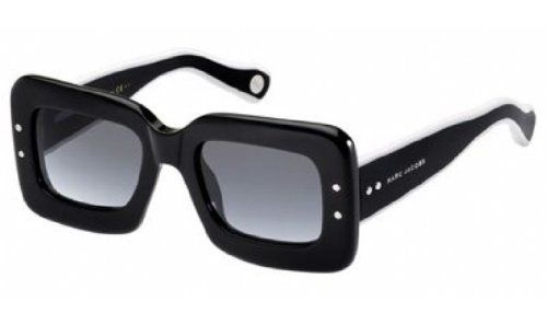 Marc Jacobs MJ501/S Sunglasses-0EIU Black (9C Dark Gray Gradient Lens)-50mm | Amazon (US)