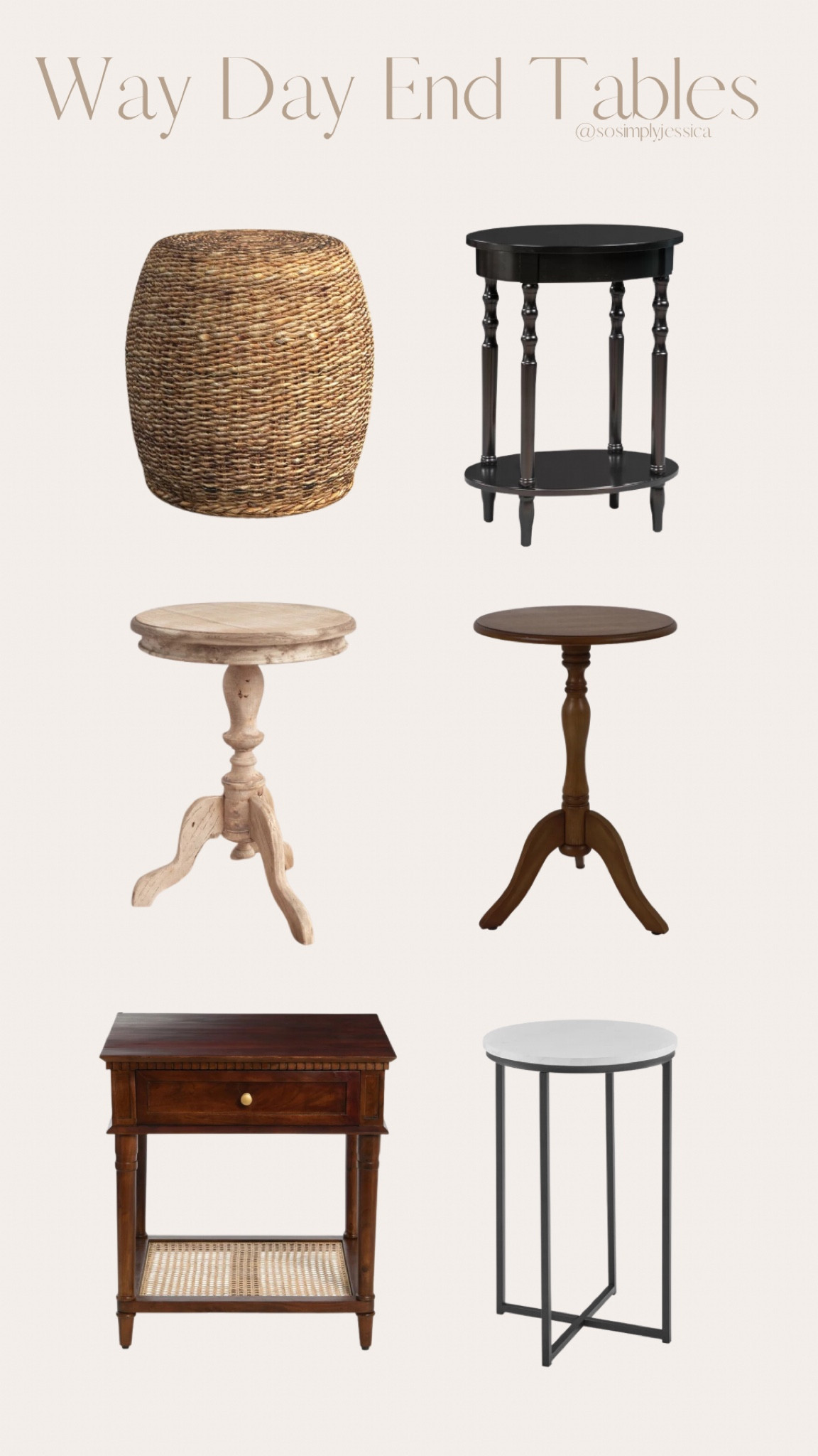 End tables 
Way Day
Wayfair 


#LTKFind #LTKhome #LTKsalealert