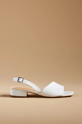 Maeve Asymmetrical Slingback Heels | Anthropologie (US)