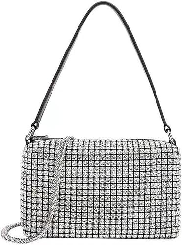 NOGUTU Crystal Crossbody Bags for Women Rhinestone Evening Purse for Women Rhinestone Bags with C... | Amazon (US)