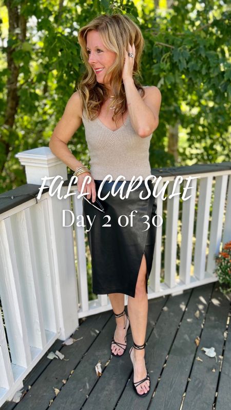 🍂FALL CAPSULE STYLED LOOKS

Day 2!  We are in love with this faux midi skirt.  It is an investment for sure, but one that is worth making!

#LTKSeasonal #LTKstyletip #LTKshoecrush