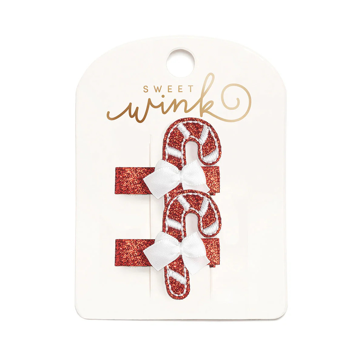 Candy Cane Christmas Clip Set | Sweet Wink