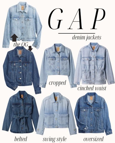 Denim jacket season is almost here! Gap always has the best options and I have rounded up my favorites here for you.  @gap #ad #howyouweargap