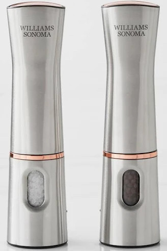 🧂✨ One of those kitchen upgrades you don't realize you need until you have it. ✨🧂
These rechargeable electric salt and pepper grinders make cooking so much easier—especially when your hands are full, messy, or you're juggling multiple dishes at once.

No twisting. No cranking. Just press a button and season away. 👩‍🍳

Why I love them:
✨ One-touch operation
✨ Adjustable grind settings
✨ Rechargeable (no constant battery changes!)
✨ Sleek stainless steel design
✨ Looks beautiful sitting on the counter

They add that little "fancy kitchen" feeling while making everyday cooking easier. And honestly, they look straight out of a cooking show. 😍



#KitchenFavorites #KitchenFinds #CookingEssentials #WilliamsSonoma #KitchenGadgets #HomeFavorites #LTKHome #KitchenInspiration #HomeChef #KitchenMustHaves #CookingMadeEasy #HomeFinds #FavoriteFinds 

 