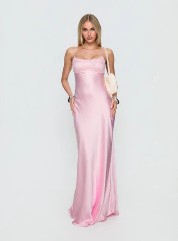 Truth Hurts Ruched Backless Maxi Dress Pink | Princess Polly US