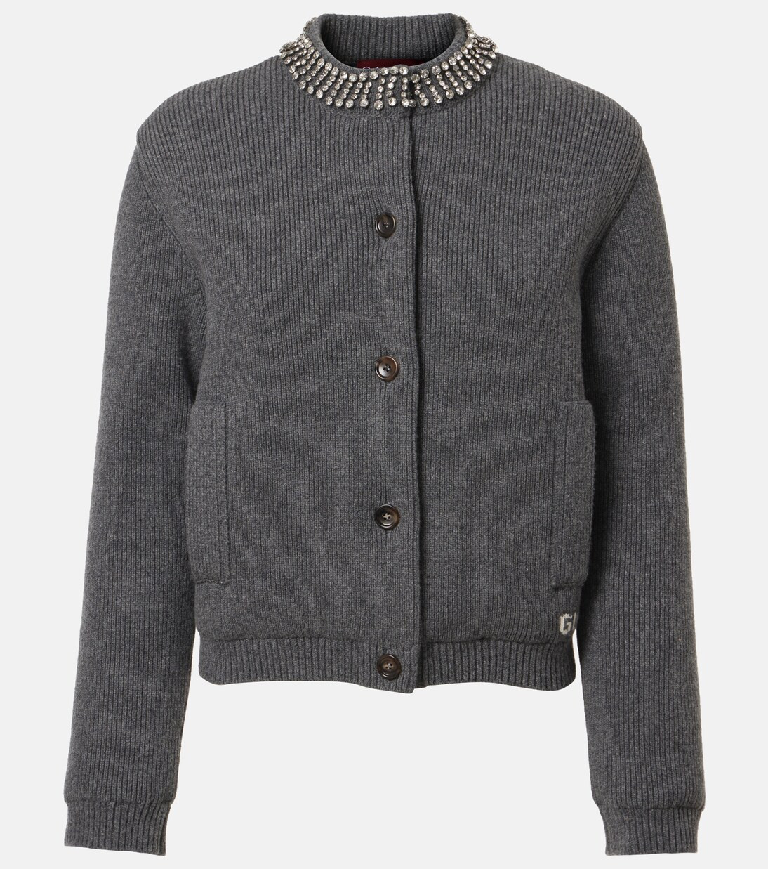 Embellished wool cardigan | Mytheresa (UK)