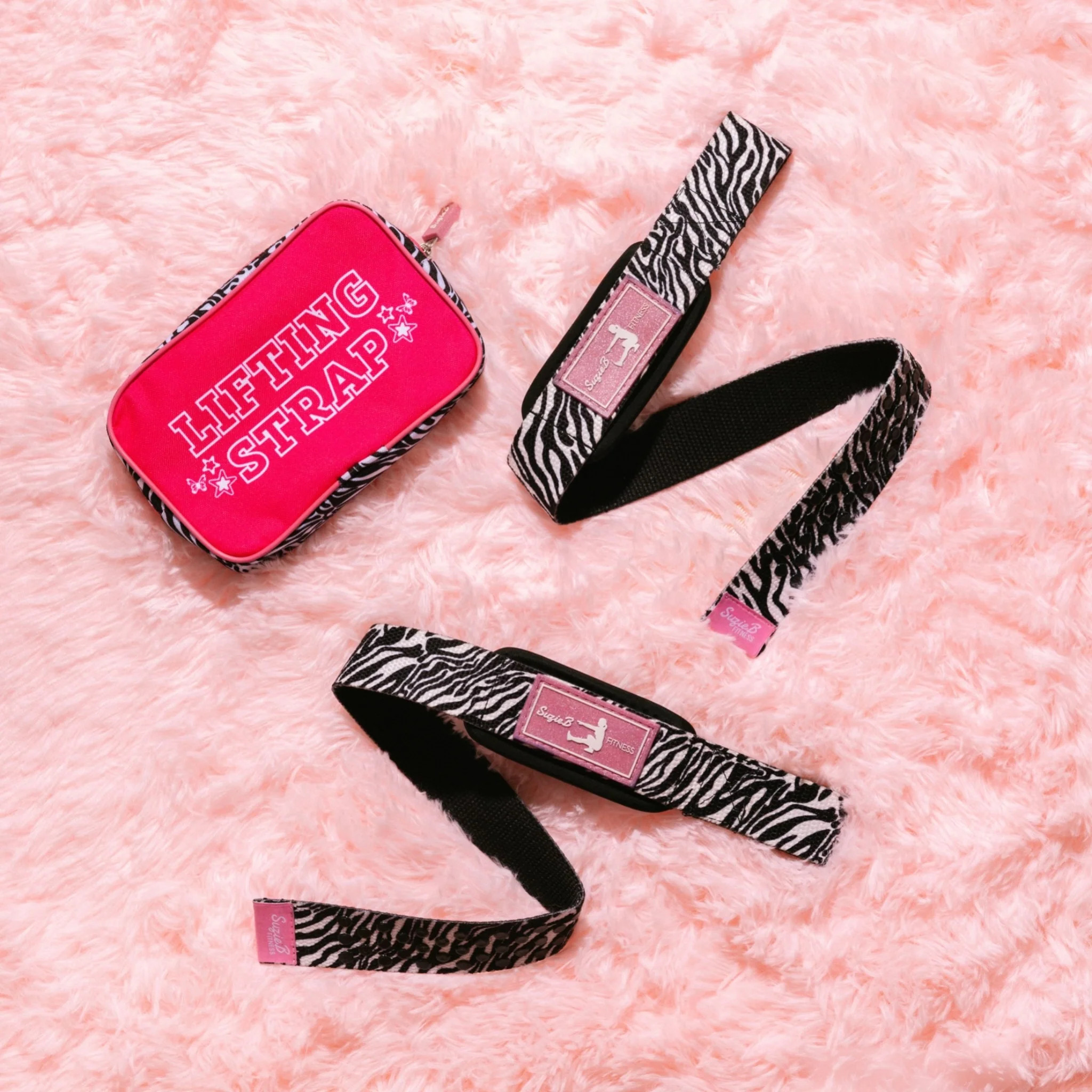 Zebra Lifting Straps | SuzieB Fitness