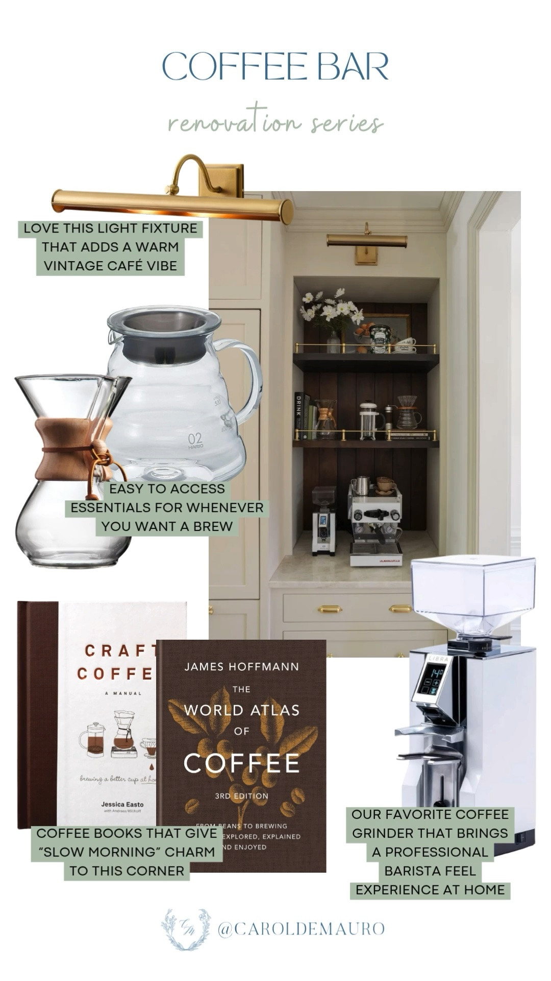 A dedicated coffee bar that actually looks this good makes slow mornings feel like a whole ritual worth looking forward to.

coffee corner, home barista, kitchen renovation, coffee addict, breakfast essential, interior design, cozy home

#LTKHome