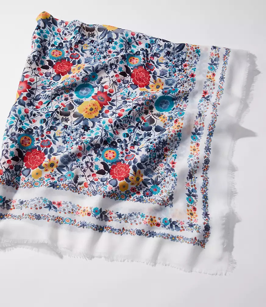 Flowerbed Scarf | LOFT