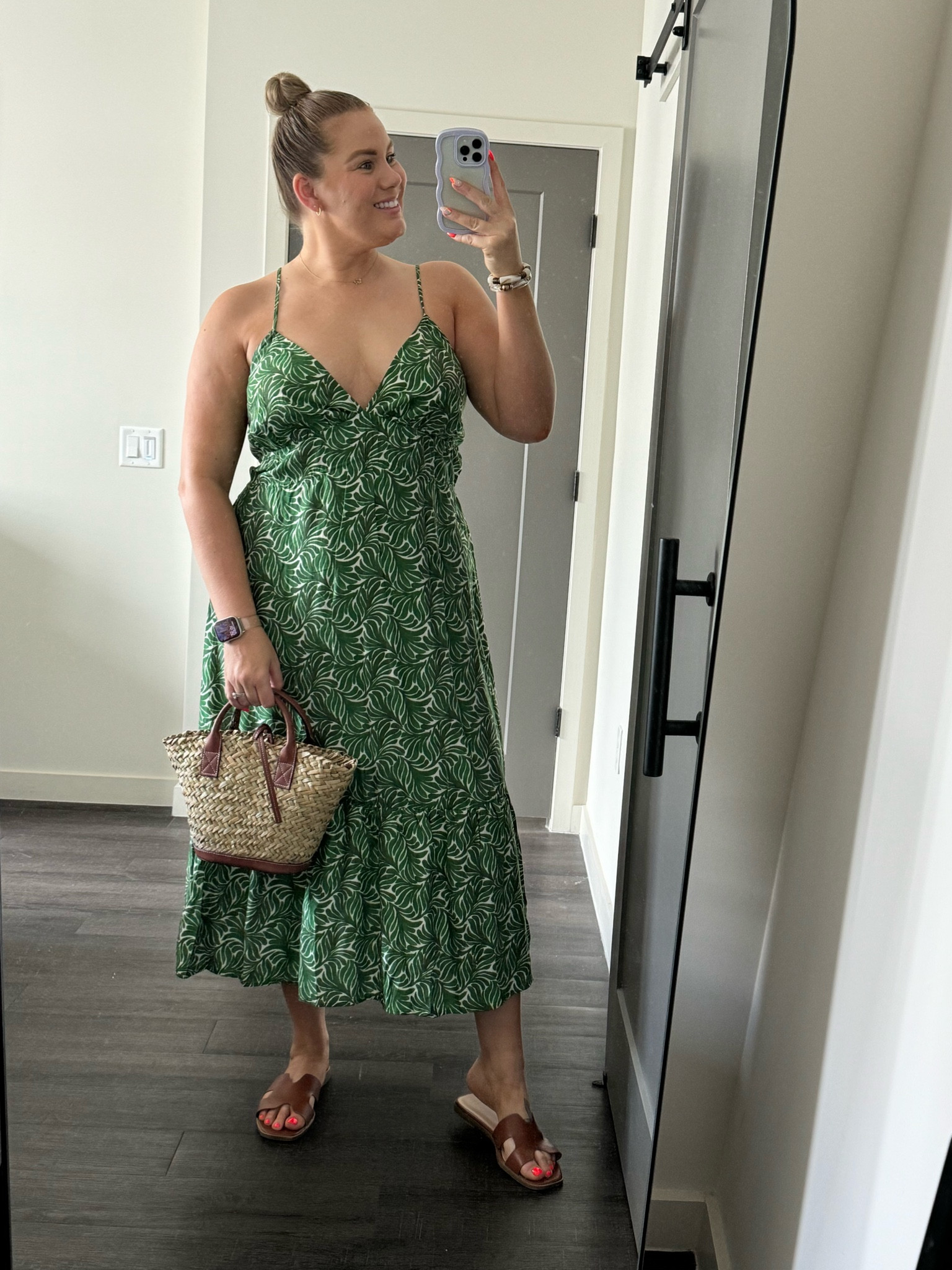 H&M maxi dress 
Target sandals 
Mango bag 

The perfect summer vacation outfit 

#LTKTravel #LTKSeasonal #LTKMidsize