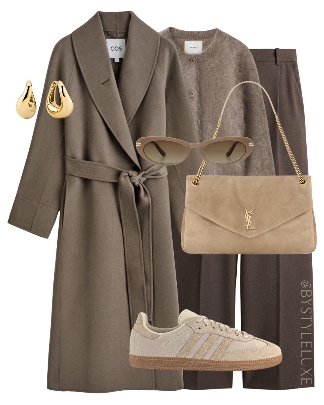 BROWN COAT - styling this new COS coat in a tonal brown outfit with beige accents 

#wintercoat #adidassamba #autumnoutfit

#LTKautumn #LTKstyletip #LTKshoes