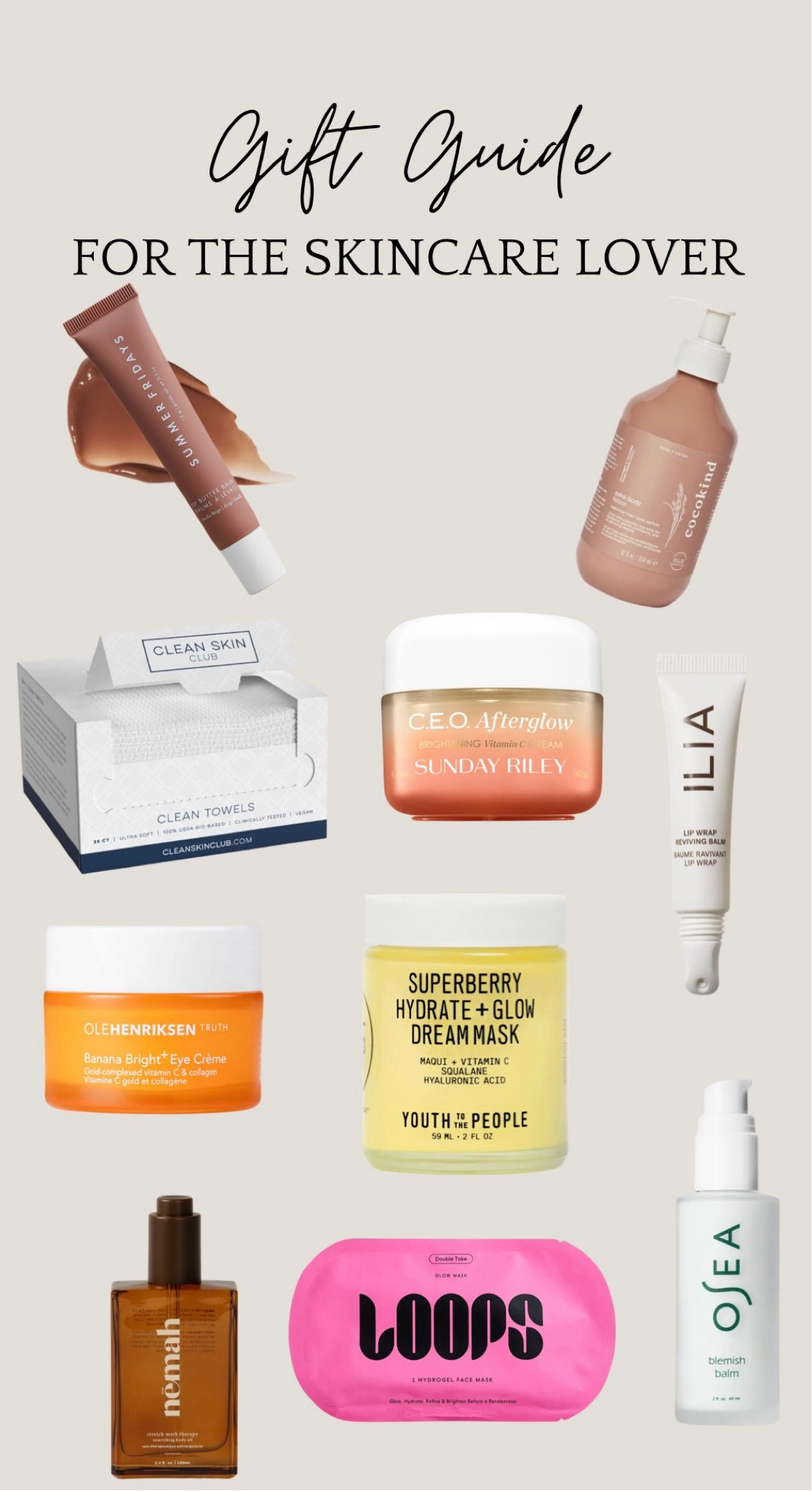 Gift Guide for the Skincare Lover

#LTKGiftGuide #LTKbeauty #LTKHoliday