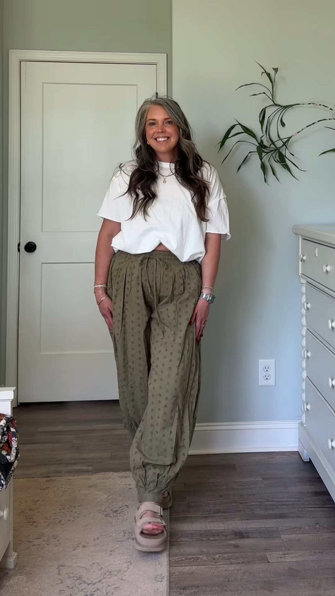 Love these cute eyelet pants from Walmart 
Size small

#LTKOver40 #LTKootd