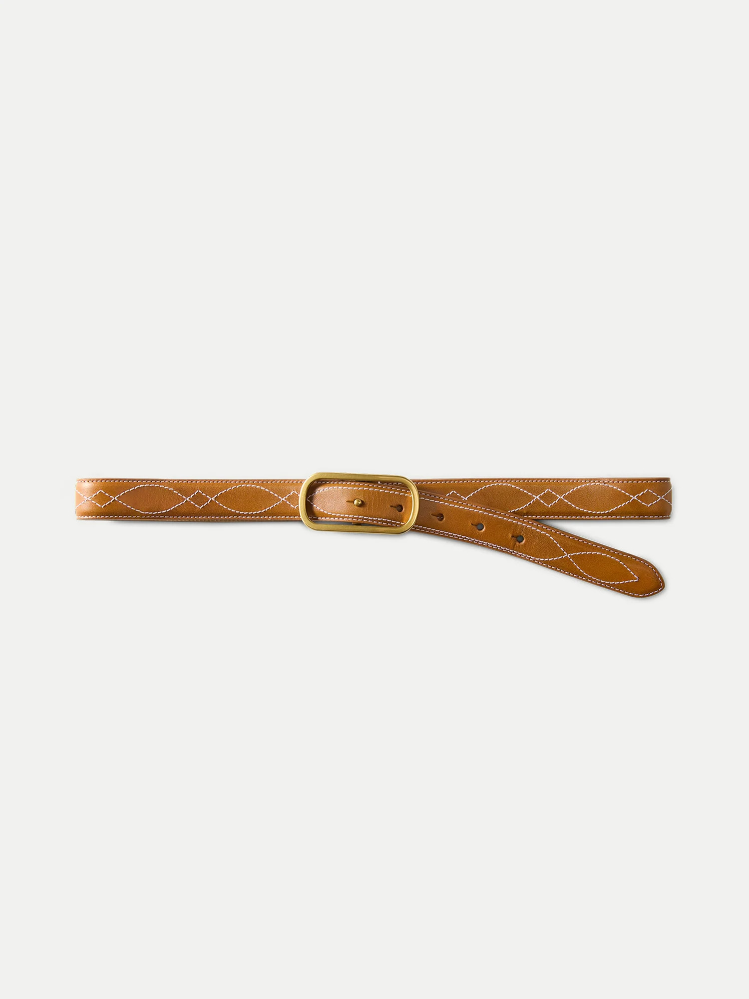 Embroidered Loop Belt | Veronica Beard