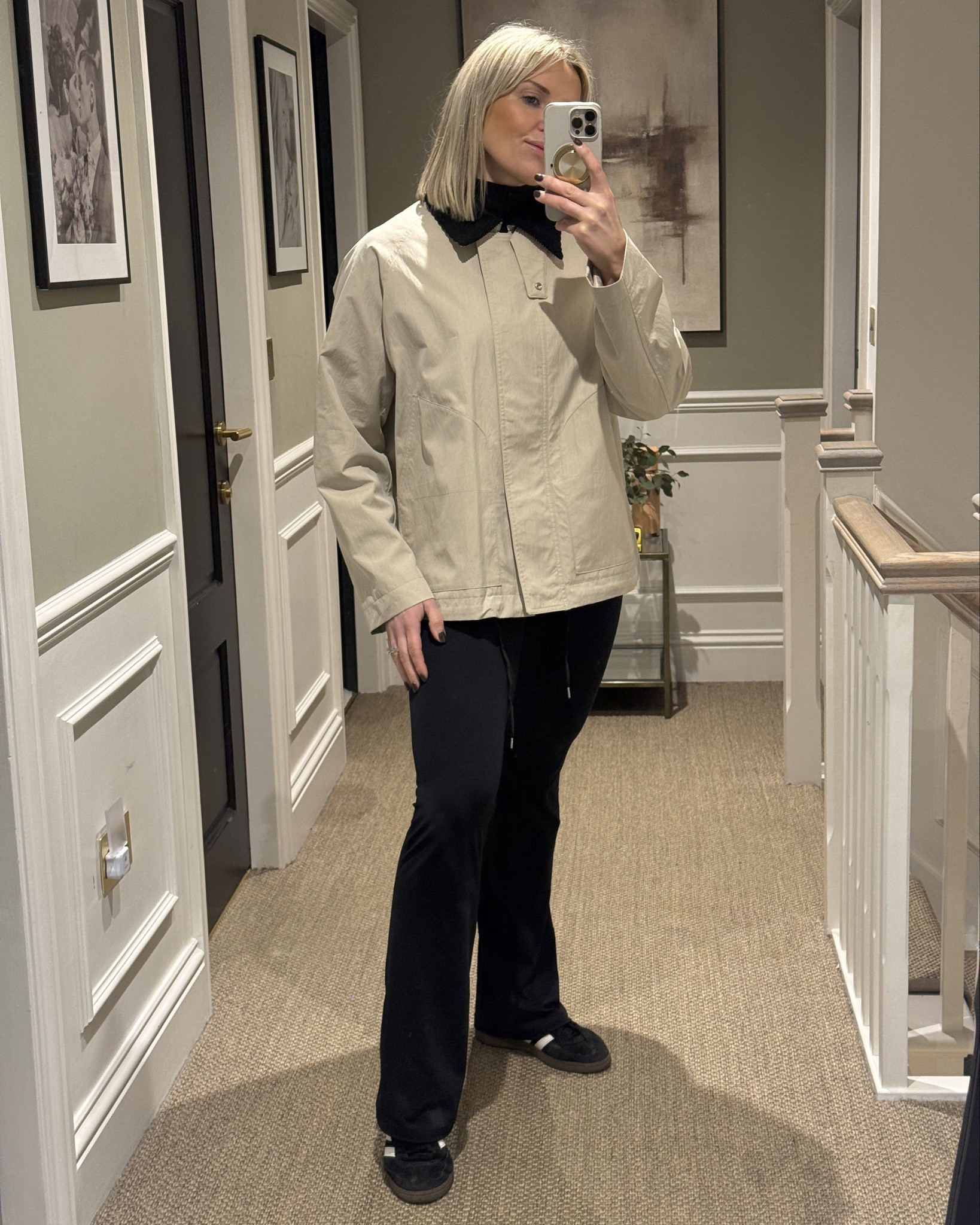 New sale coat. Love the shape of this and it’s perfect for spring showers. I wear these trainers all the time, they go with most outfits! A staple of you ask me. 

#LTKuk #LTKwinter