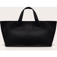 Black Faux Suede Elongated Hand Bag, Black | PrettyLittleThing IE