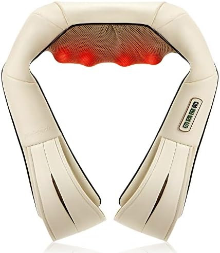 Nekteck Neck Massager for Pain Relief Deep Tissue, FSA Eligible Shiatsu Back Massager with Heatin... | Amazon (US)