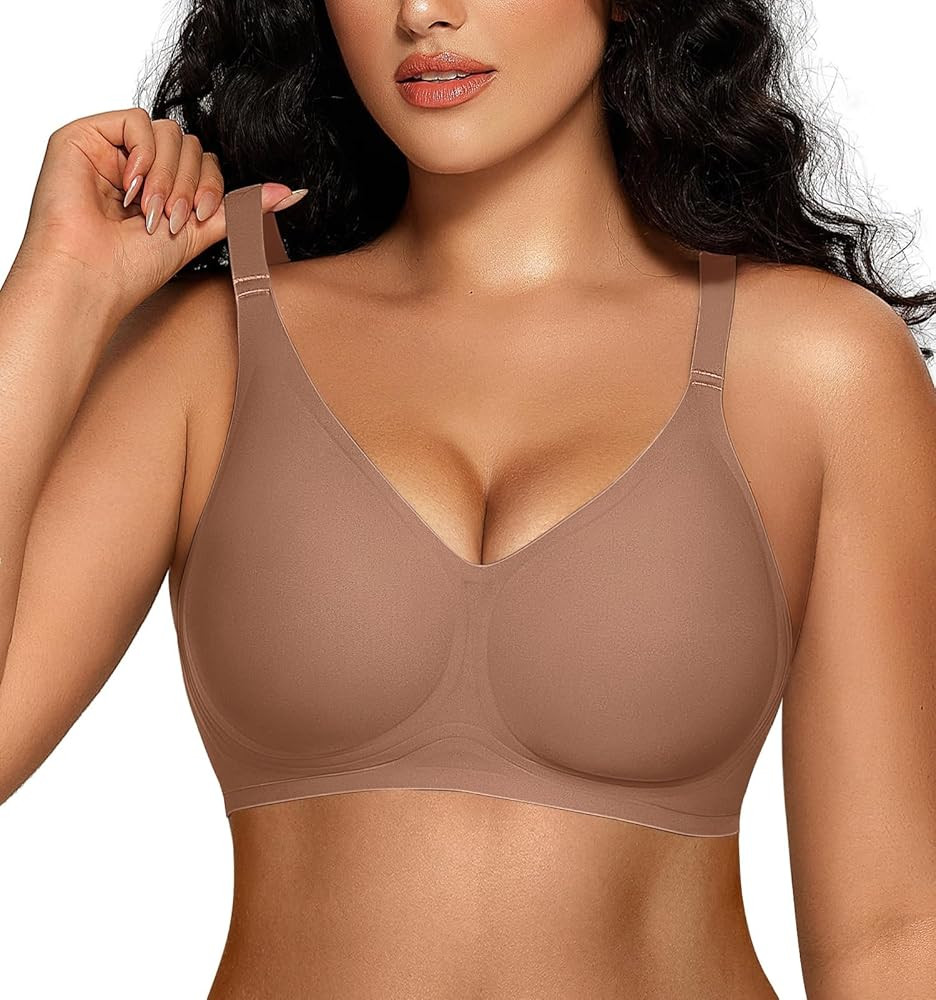 OEAK Women Comfortable Push Up Bras Wireless Seamless Full Coverage Bralette Buttery Soft Everyda... | Amazon (US)