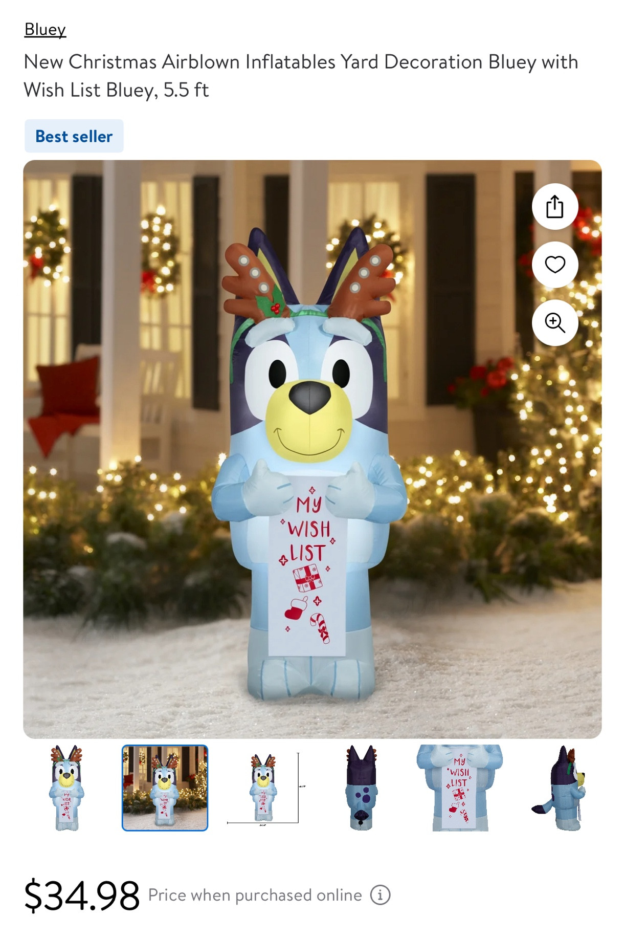 For the Bluey loving family! We snagged one of these before they sell out!!! 

#LTKSeasonal #LTKFamily #LTKFindsUnder100