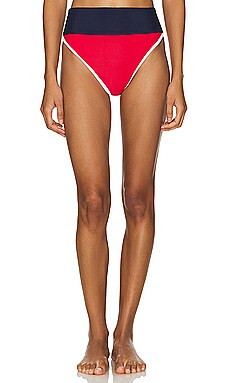 BEACH RIOT Emmy Bottom in Americana Colorblock from Revolve.com | Revolve Clothing (Global)