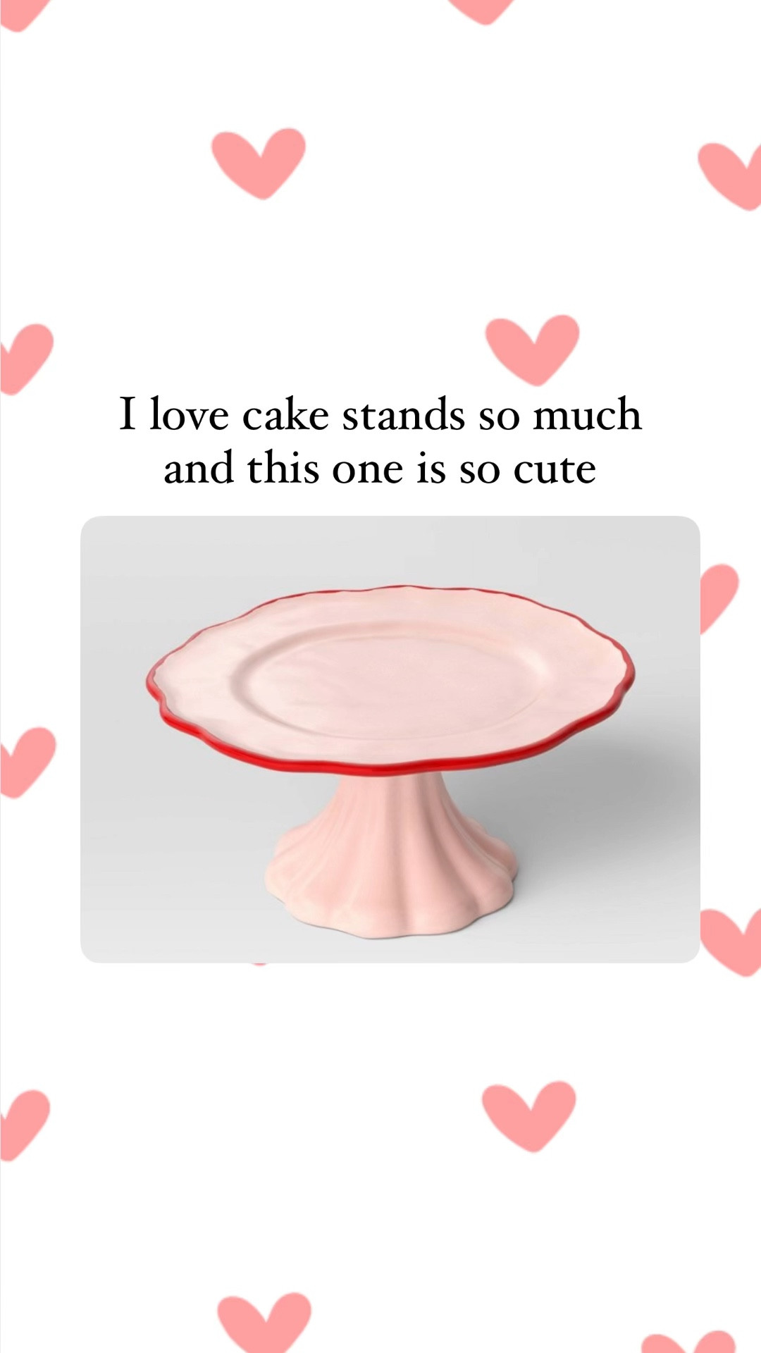 I love cake stands so much and this one is so cute 

#LTKFindsUnder50 #LTKSeasonal #LTKHome