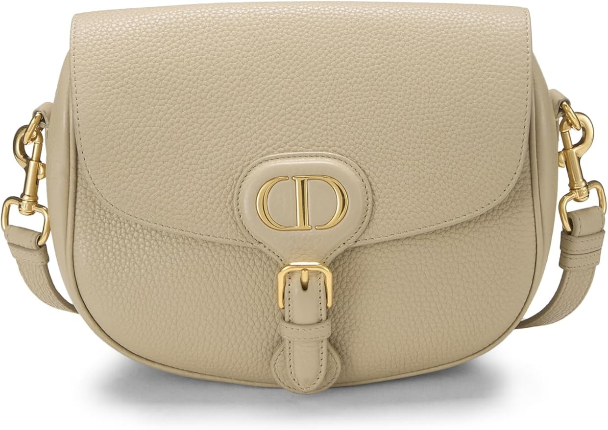 Amazon.com: Dior, Pre-Loved Beige Calfskin Bobby Flap Medium, Beige : Luxury Stores | Amazon (US)