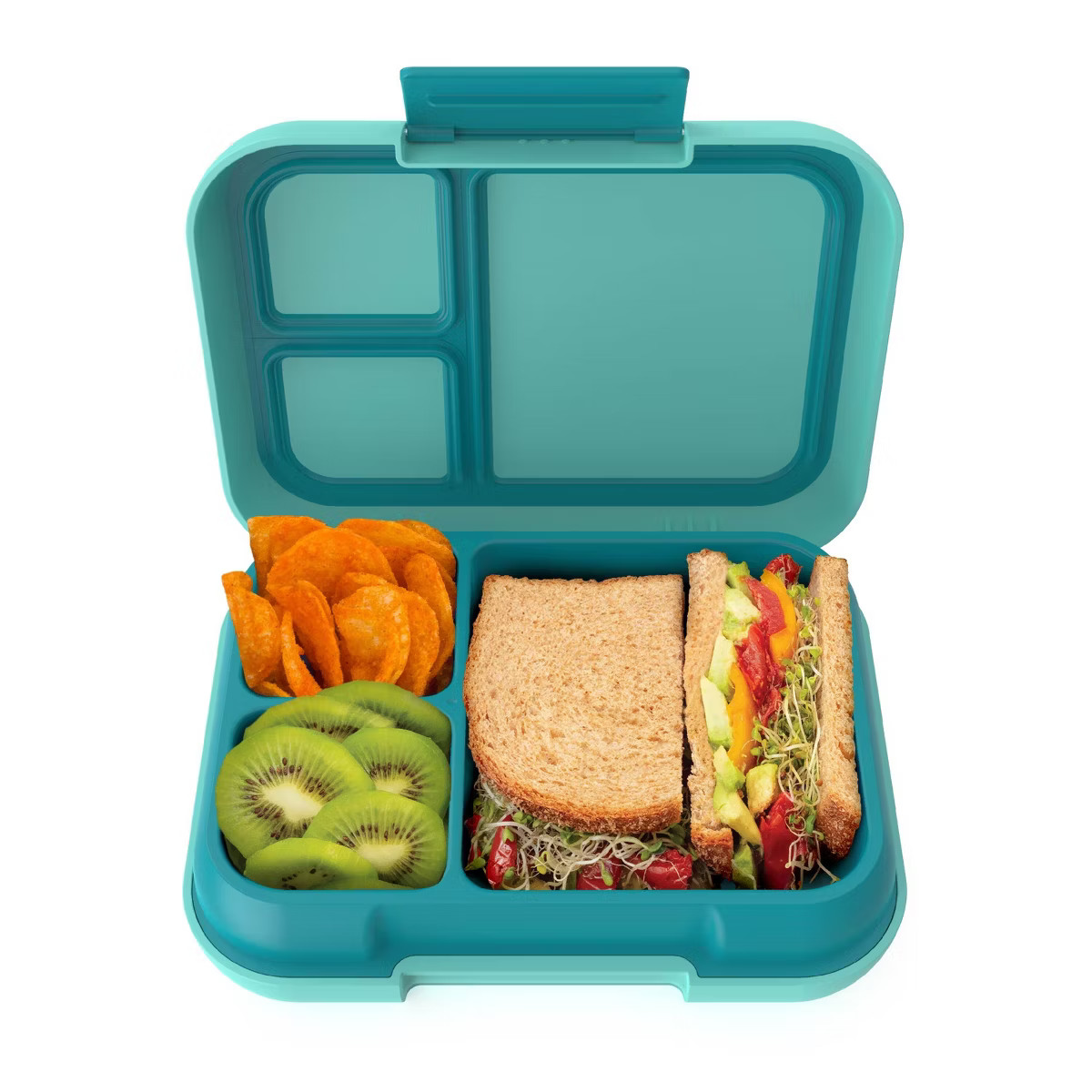 Bentgo Pop Leak Proof Bentgo - Style Lunch Box with Removable Divider - Charcoal/Lime: Solid Patt... | Target